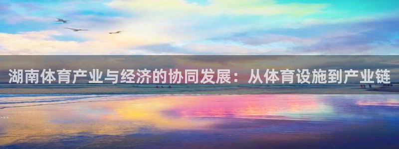 意昂4新能源：湖南体育产业与经济的协同发展：从体育设