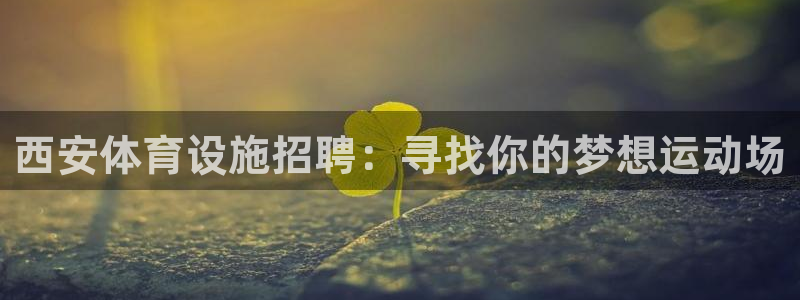 意昂4娱乐首页网站大全：西安体育设施招聘：寻找你的梦想运动场