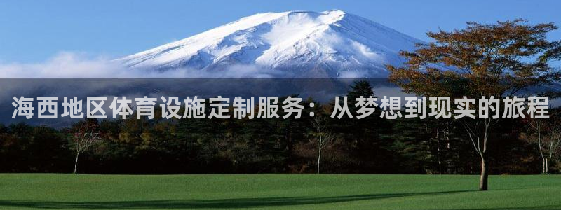 意昂4集团官网网址：海西地区体育设施定制服务：从梦想