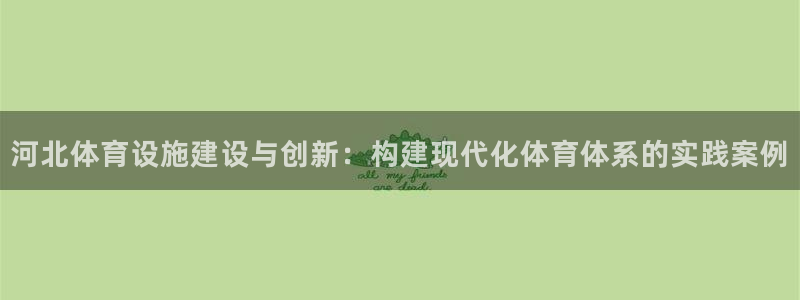 注册意昂4：河北体育设施建设与创新：构建现代化体育体