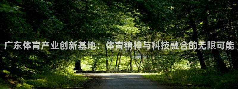 意昂4娱乐是那个系列的台子：广东体育产业创新基地：体