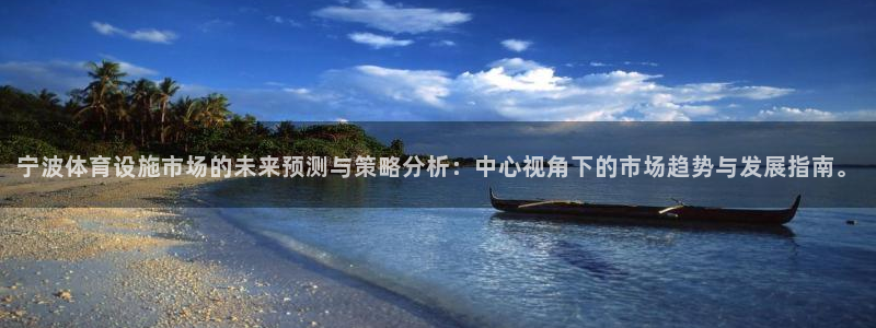 意昂体育4平台APP：宁波体育设施市场的未来预测与策