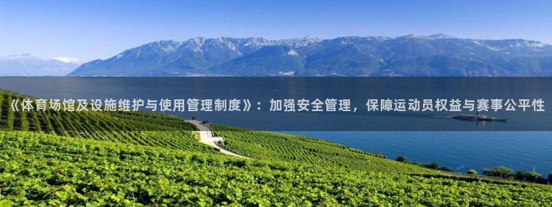 意昂4娱乐下载：《体育场馆及设施维护与使用管理制度》