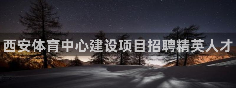 意昂4集团：西安体育中心建设项目招聘精英人才