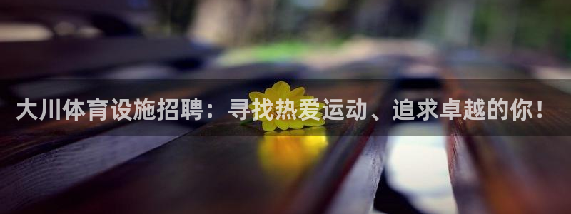 意昂4新能源：大川体育设施招聘：寻找热爱运动、追求卓越的你！